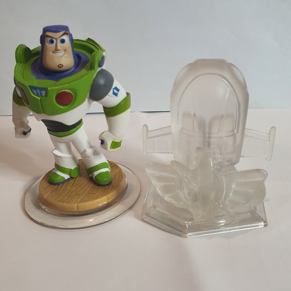 Disney Infinity Buzz Lightyear Figure and Spaceship Crystal Toy Story Play Set